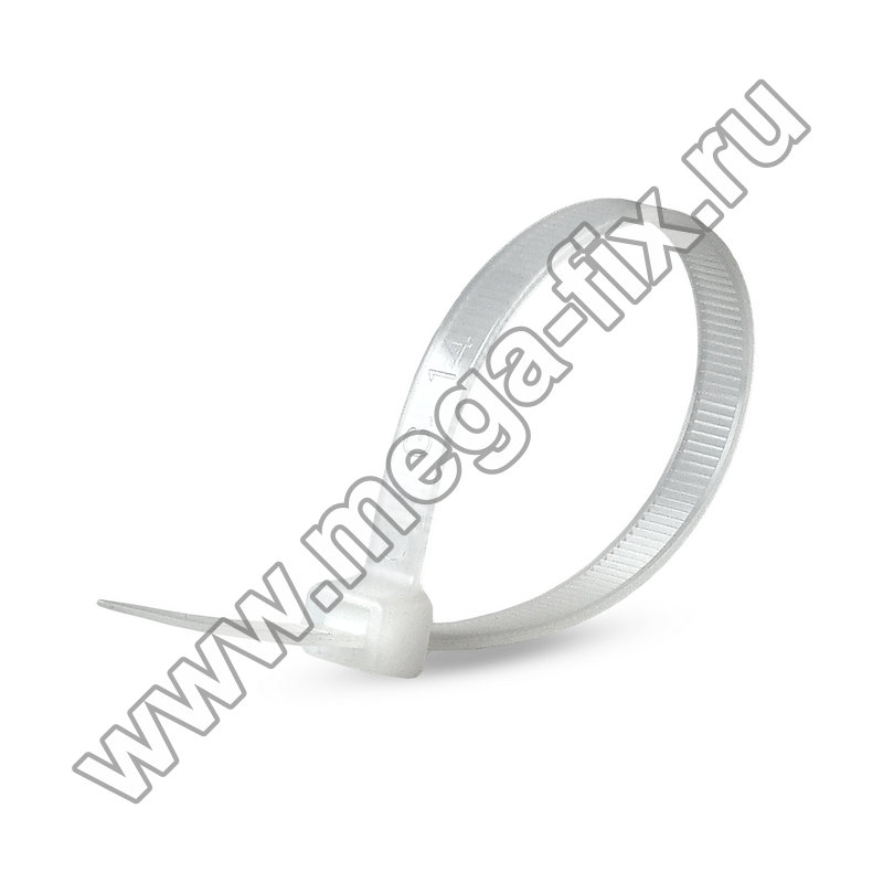 Стяжка нейлоновая MGF 7,6х450 мм белая (100 шт./ уп.)